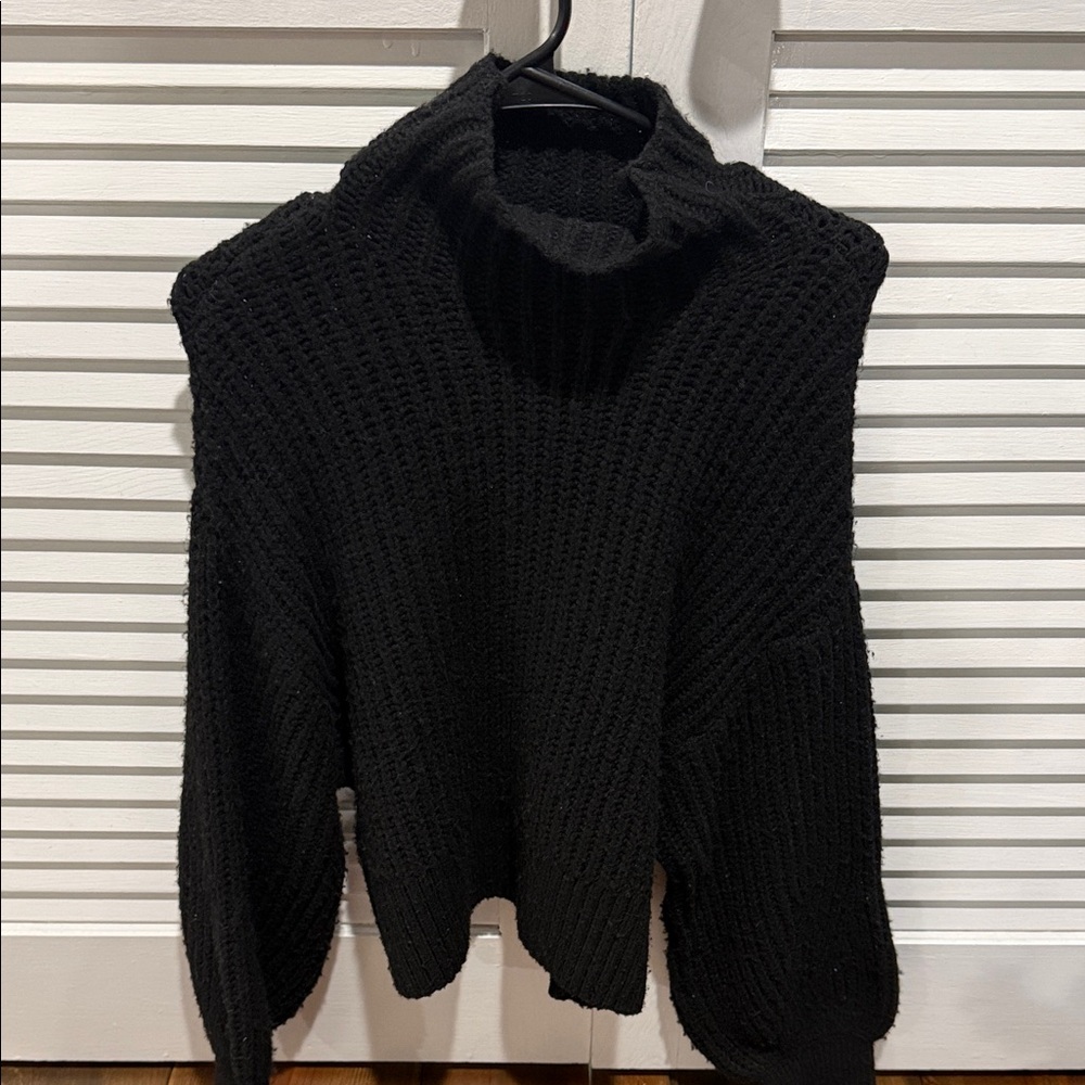 H&M Black Turtleneck Sweater